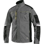 CXS Cxs stretch / Мъжка къса еластична блуза, 170-176 см - сиво/черно 50 (101003471050)
