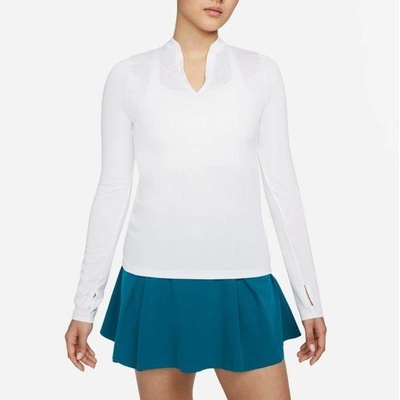 Nike Dámske tričko Golf DF ADV ACE Long Sleeve biele