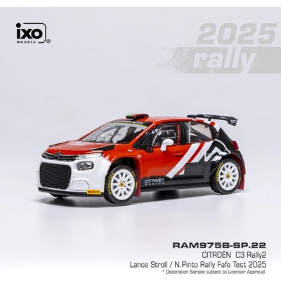 IXO Citroen C3 Rally2 Rally Fafe Test 2025 Stroll Pinto 1:43