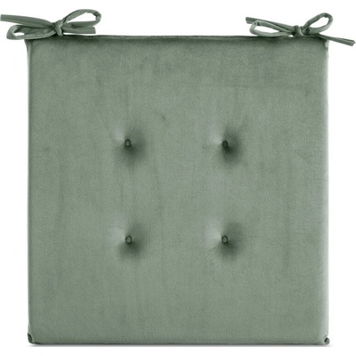 Takoy Sametový podsedák GAJA s ozdobným prošíváním a praktickými šňůrkami-HF-463966 | 40 x 40 cm
