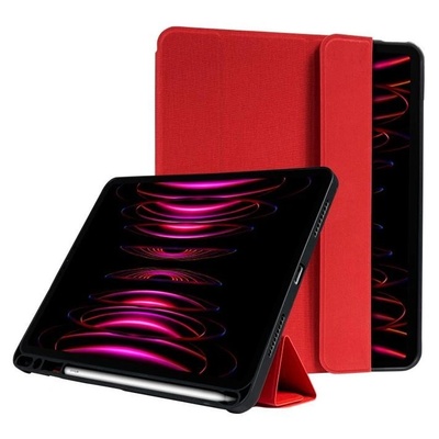 CRONG Калъф за таблет Apple iPad Air 10.9 2020/2022, Crong FlexFolio, Червен (CRG-FXF-IPD112-RED) (CRG-FXF-IPD112-RED)