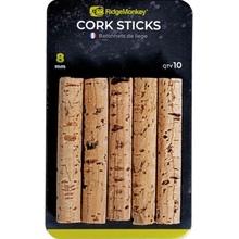 Ridgemonkey Korkové tyčinky Combi Bait Drill Spare Cork Sticks 8mm