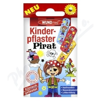 NÁPLASŤ DETSKÁ PIRÁT 10 KS