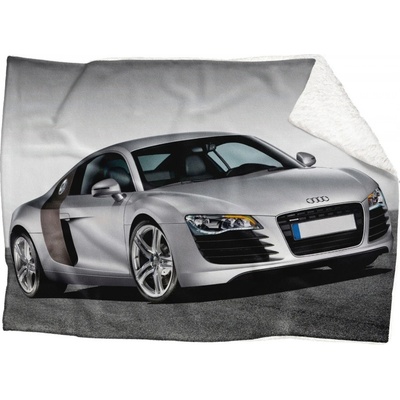 Impar fleece deka Stříbrné audi Podšití beránkem ANO 150x120
