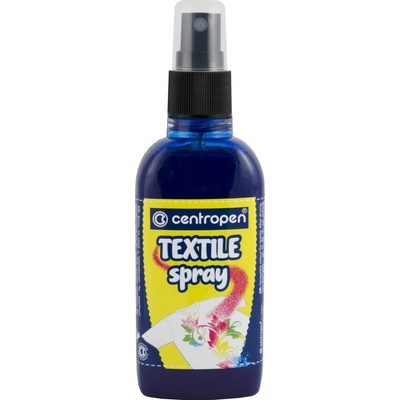 Barva na textil Centropen Textil sprej 110 ml modrý