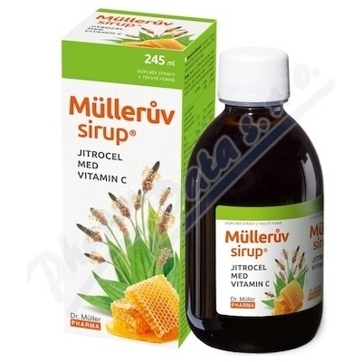 Muller Müllerův sirup s jitrocelem medem a vit.C 245 ml