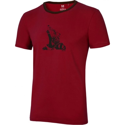 Ocun Мъжка тениска Ocun Classic T Organic Airwolf T-shirt - Wine Syrah - размер XL (216-0438-0114)