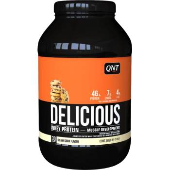 QNT Delicious Whey Protein [908 грама] Бисквита с Крем