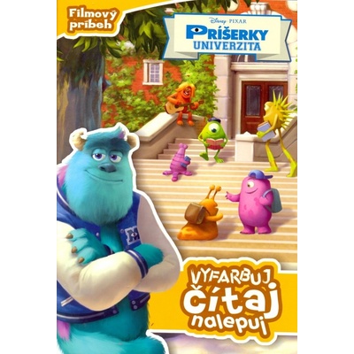 Príšerky Univerzita Filmový príbeh Vyfarbuj, čítaj, nalepuj