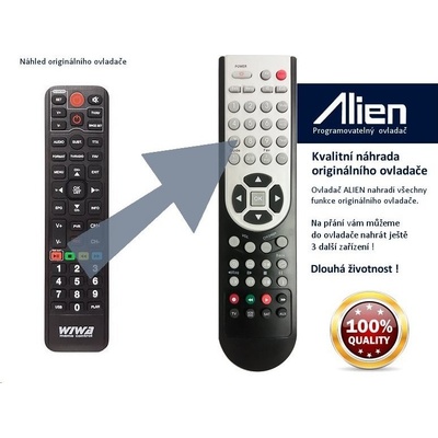 Dálkový ovladač Alien Wiwa H.265