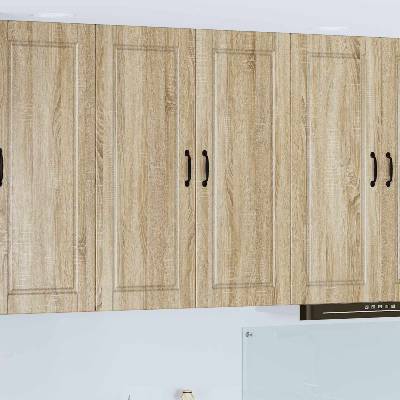 vidaXL Стенен шкаф PORTO Сонома дъб 80 x 31 x 100 см Инженерно дърво (885497)