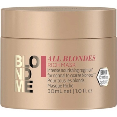 Schwarzkopf BlondME All Blondes Rich Mask 30 ml