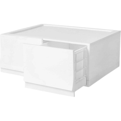 Wave twin Snow Modulárny úložný box bez koliesok 54,6 x 43,4 x 22 cm