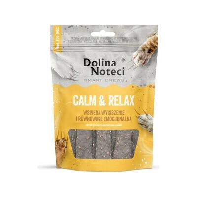 DOLINA NOTECI Smart Chews Calm & Relax 100 g podpora pri redukcii stresu, sušené maškrty pre psa