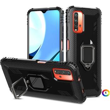 Xiaomi Redmi 9T / 9 Power Удароустойчив Carbon Fiber/ Finger Ring Калъф и Протектор