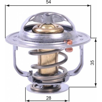Termostat, chladivo GATES TH43880G1