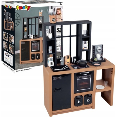 Smoby Loftová kuchyňka 32 doplňků pro děti