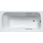 KALDEWEI Ambiente - Правоъгълна вана Dyna Set Star 627, 160x70 см, с отвори за дръжки, противоплъзгащо покритие по цялата повърхност, Perl-Effekt, бяла 226934013001 (226934013001)