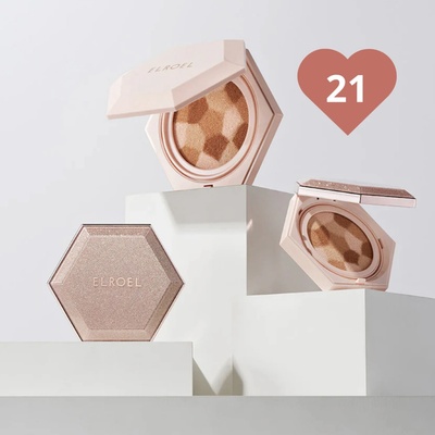 Elroel Blending Compact Cushion make-up 21 Light Beige 12,5 ml