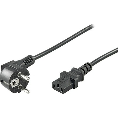 PremiumCord kpsp3 napájecí kabel 240V, 3m CEE7 pravoúhlý/IEC C13