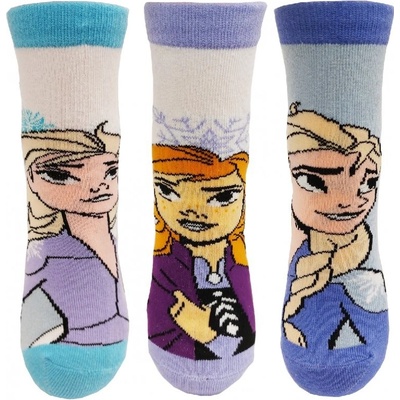 Frozen FR 112 Dívčí ponožky modrá/bílá