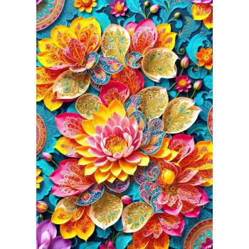 Enjoy - Puzzle Elegant Waterlilies - 1 000 piese