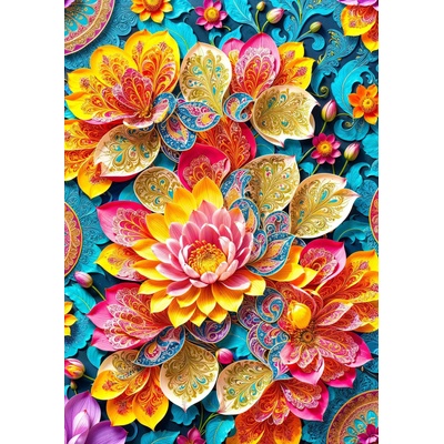 Enjoy - Puzzle Elegant Waterlilies - 1 000 piese