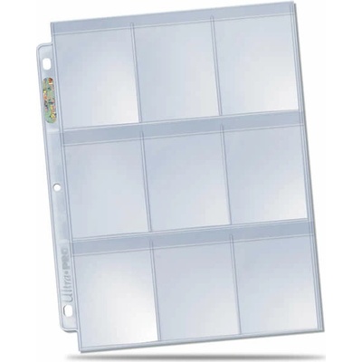 Ultra PRO Folie na Hokejové Karty 9 Karet Platinum