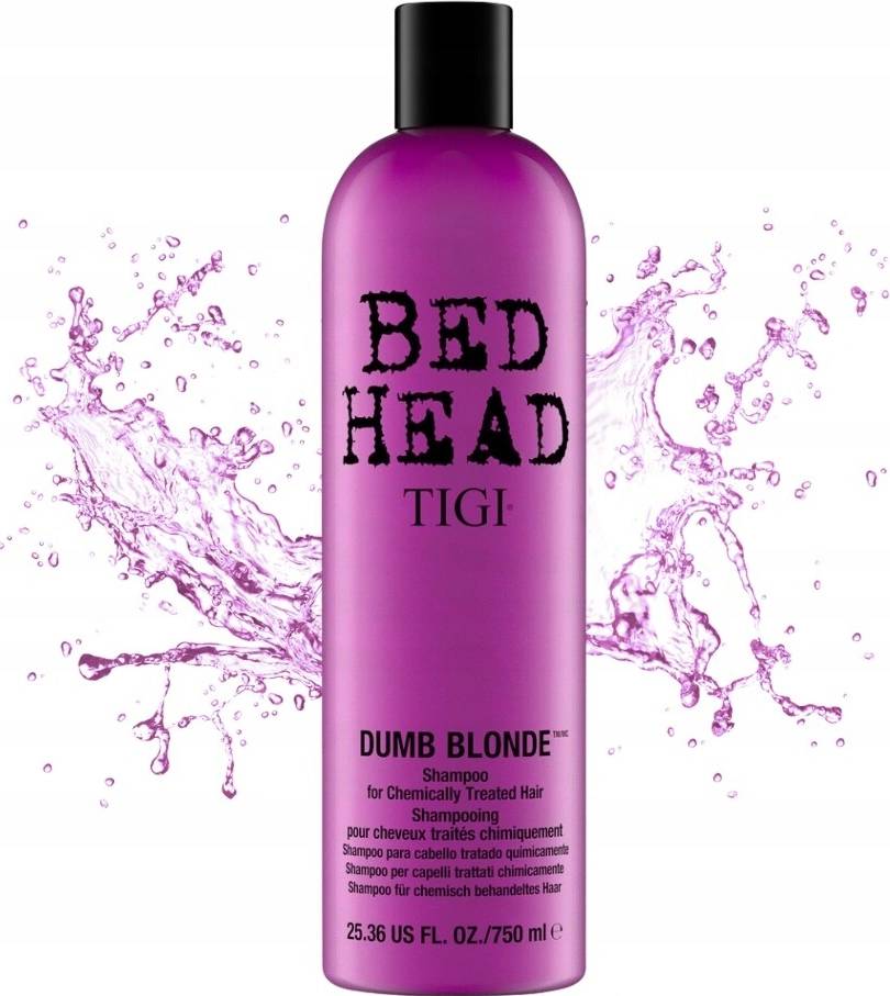 TIGI Bed Head Colour Combat Dumb Blonde Shampoo – Für Blondiertes Haar, Stärkend & Farbschützend