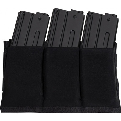 Rothco na 3 zásobníky Molle elastická otevřená černá