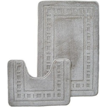 Catherine Lansfield Сиви постелки за баня в комплект от 2 бр. Armoni - Catherine Lansfield (BR/23890/W/BMPM/GY)