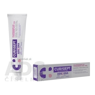 Curasept ADS DNA IMPLANT PRO s chlórhexidínom 0,20 % + kyselina hyaluronová 75 ml