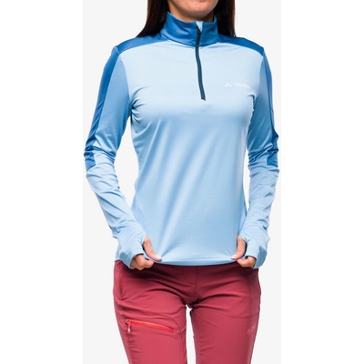 Vaude Livigno Halfzip II dámská mikina pastel blue