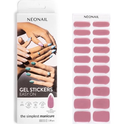 NeoNail Easy On Gel Stickers nálepky na nechty odtieň M08 20 ks