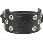 Leather & steel fashion гривна Sigil Steel - Черен - LSF1 83
