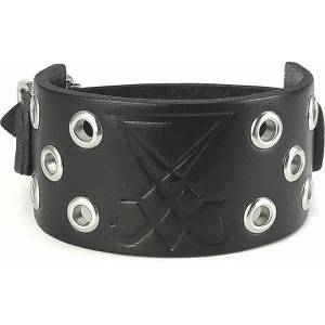 Leather & steel fashion гривна Sigil Steel - Черен - LSF1 83