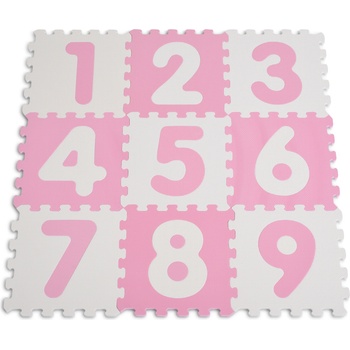 Sunta Мек пъзел килим Цифри розов 1001b3(wh/pk)ab (108818)