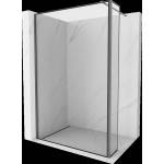 Mexen Kioto душ кабина Walk-in 150 x 40 см, черна рамка, тъмно метал - 800-150-212-95-70-040 (800-150-212-95-70-040)