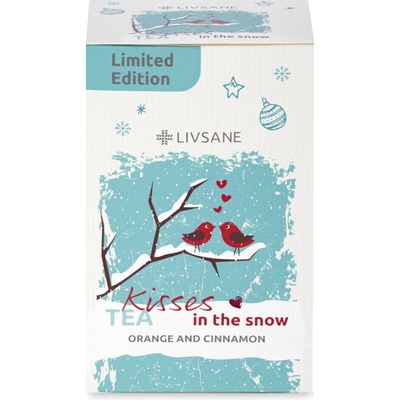 LIVSANE TEA Kisses in the snow ovocný čaj so škoricou a pomarančovou kôrou 20 x 2 g