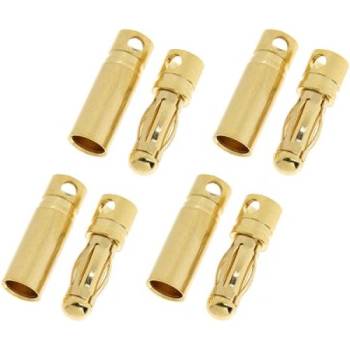 Revtec Позлатен конектор 4.0mm къс (4 двойки)