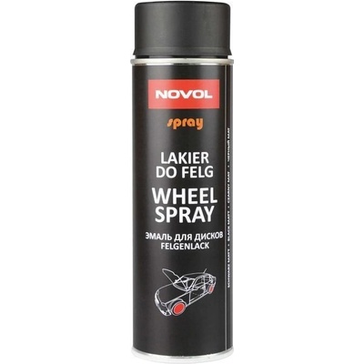 Novol lak Wheel černý mat sprej 500 ml