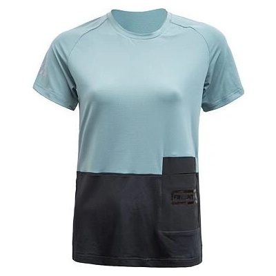 FT WOMEN'S HORIZON POCKET SHORT SLEEVE MINT/BLACK