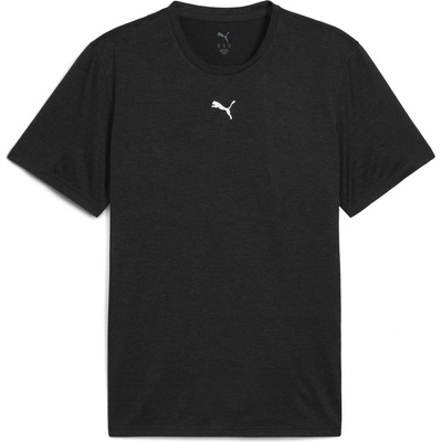 Puma M Tad Essentials Heather Cat Tee čierne biele