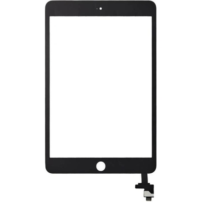 Digitizer s IC čipem iPad Mini 3 (bez tlačítka Home) – Aftermarket Plus – černý IPD0760
