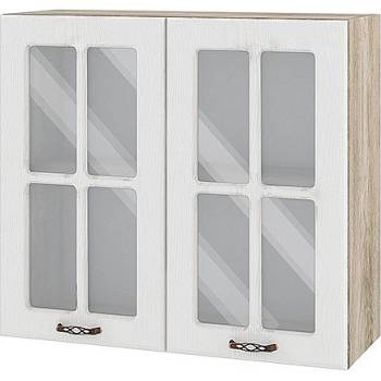 ИРИМ Горен кухненски шкаф Сити АРФ-Бяло фладер-04-104 80 см