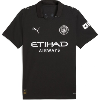 PUMA Manchester City Away Kit 2025 2026 Adults - Black