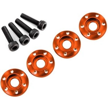 Traxxas шайба диск алуминий оранжев (4): LaTrax