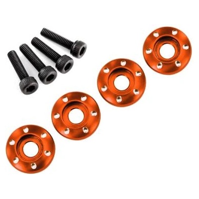 Traxxas шайба диск алуминий оранжев (4): LaTrax