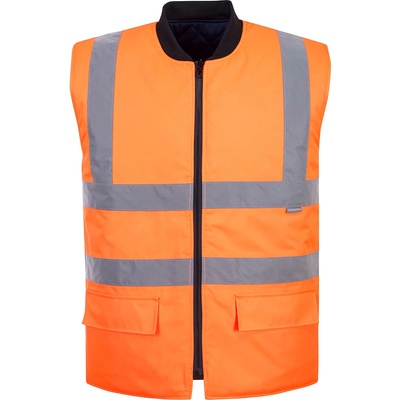 Portwest hi-vis vest s469 / Двустранна светлоотразителна жилетка - hv оранжева xxl (s469orrxxl)