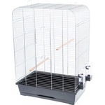 INTER-ZOO Pet Products Клетка за птици НИНА цинк - 54 x 34 x 75 см ЧЕРНА